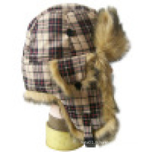 Chapeau d&#39;hiver chaude avec fourrure (VT014)